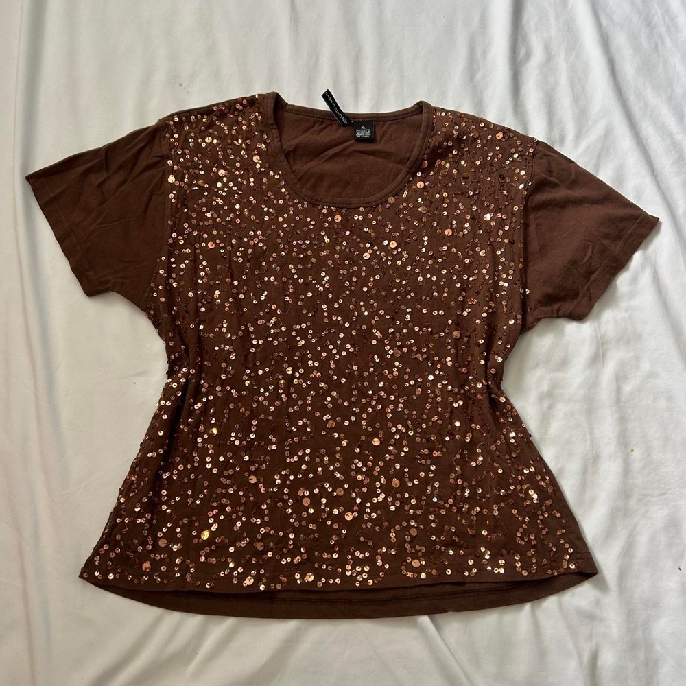 Y2k Fairy Sequin Top